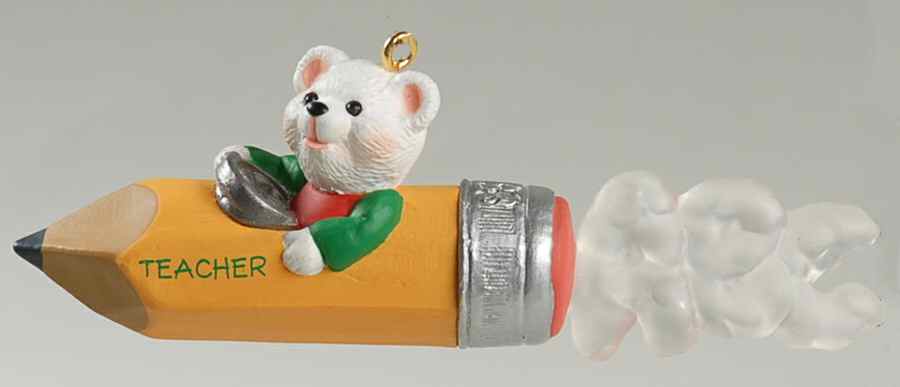 1998 Hallmark Christmas Ornaments Rocket To Success - Boxed by Hallmark Gold Crown-1
