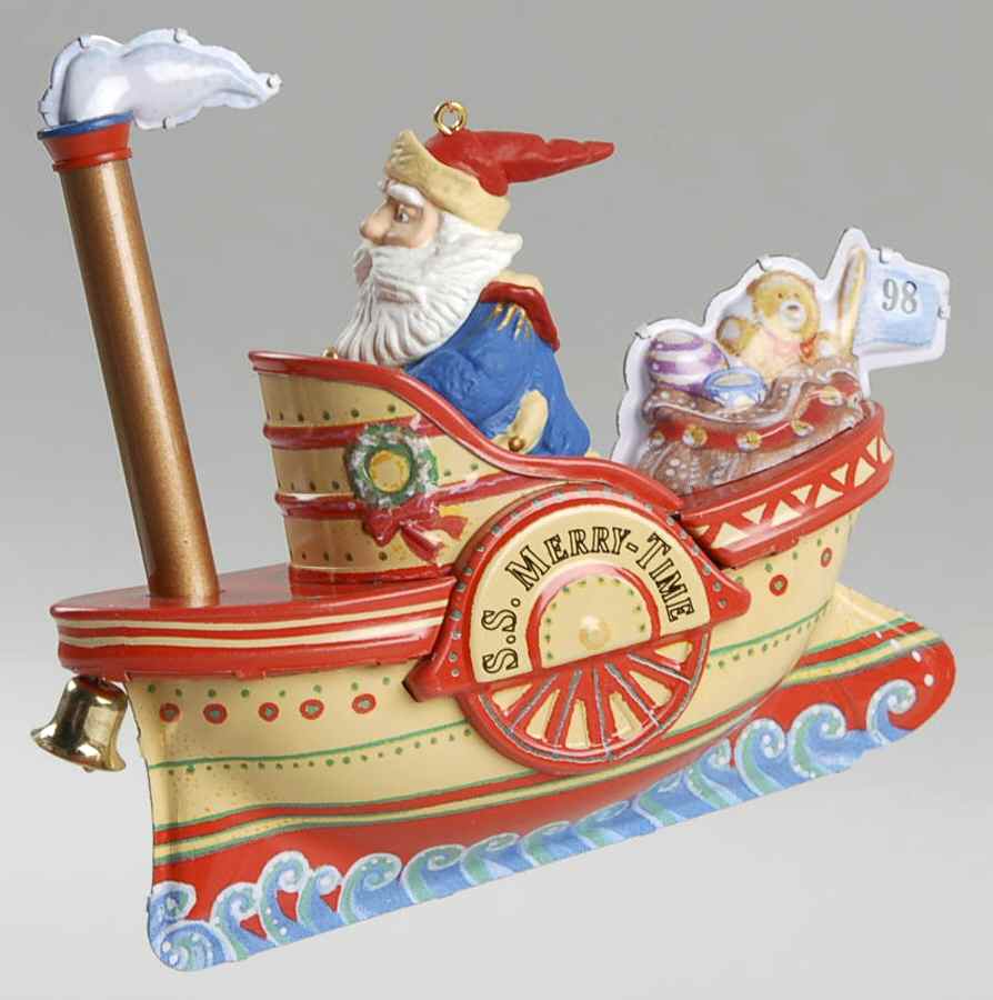 1998 Hallmark Christmas Ornaments Cruising Into Christmas - No Box by Hallmark Gold Crown-1