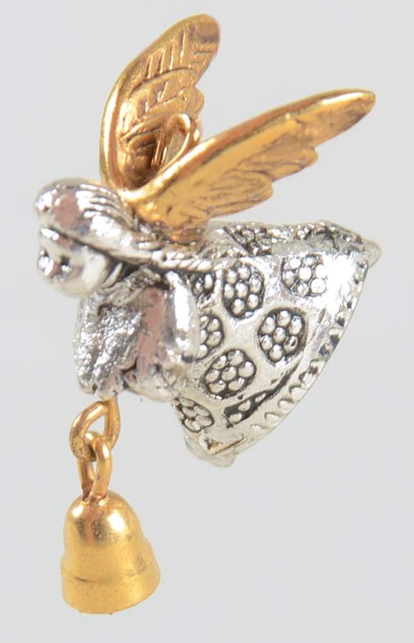 Precious Edition-Miniature 1998-Angel Chime - Boxed by Hallmark Gold Crown-1