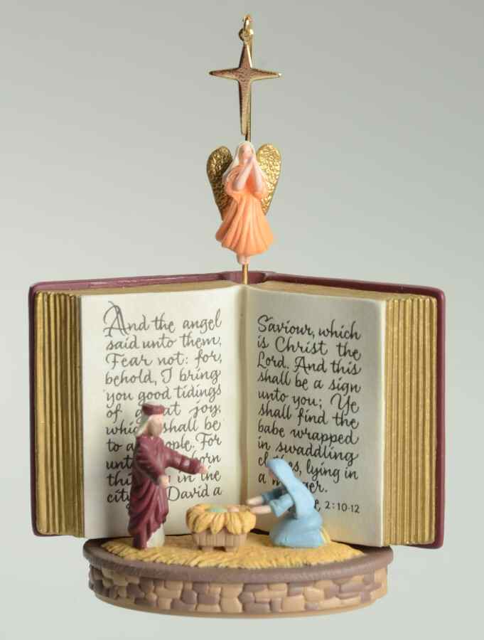 1998 Hallmark Christmas Ornaments Miracle In Bethlehem-Nativity - Boxed by Hallmark Gold Crown-1