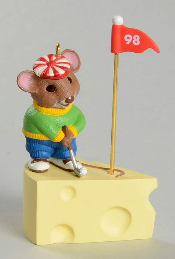1998 Hallmark Christmas Ornaments Puttin' Around - No Box by Hallmark Gold Crown-1