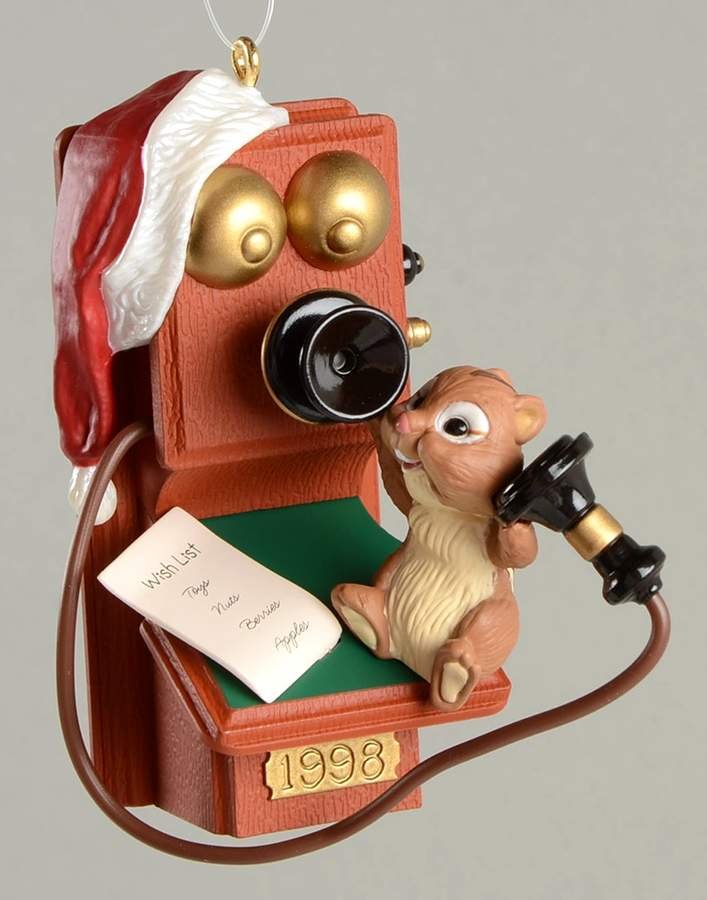 1998 Hallmark Christmas Ornaments Chatty Chipmunk - No Box by Hallmark Gold Crown-1
