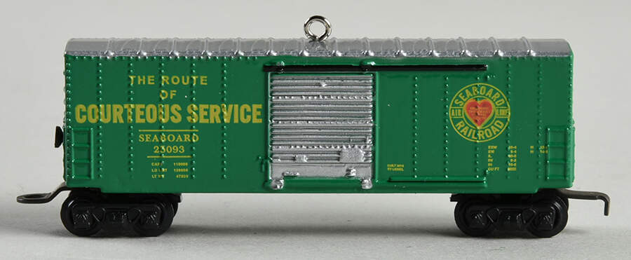 Lionel Train 2015-Seaboard Boxcar - Boxed by Hallmark Gold Crown-1