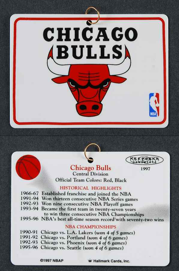 NBA Collection Chicago Bulls-1997 - Boxed by Hallmark Gold Crown-1