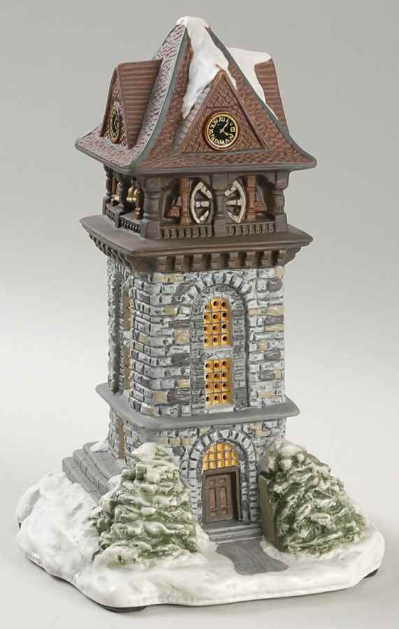 Rockwell's Holiday Memories: Stockbridge The Bell Tower - Boxed by Hawthorne Village-1