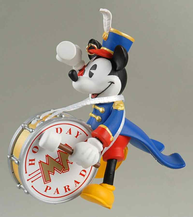 Mickey's Holiday Parade Bandleader Mickey - With Box by Hallmark Gold Crown-1