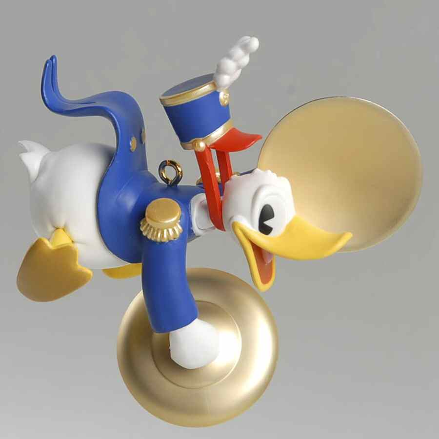 Mickey's Holiday Parade Donald Plays The Cymbals - No Box by Hallmark Gold Crown-1