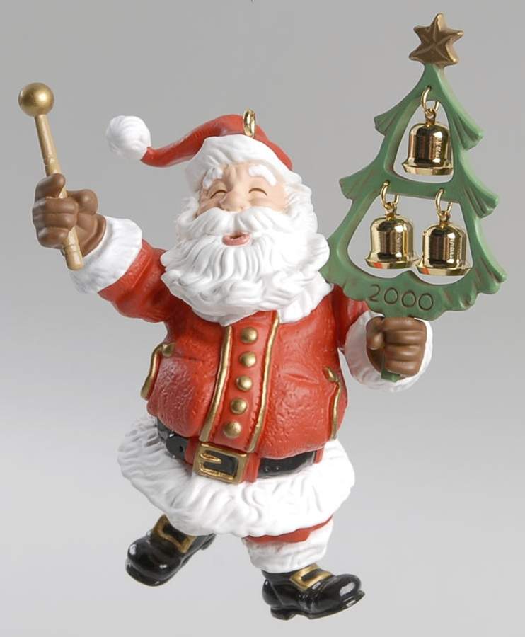 Collectors Club Ornament Jingle Bell Kringle - Boxed by Hallmark Gold Crown-1