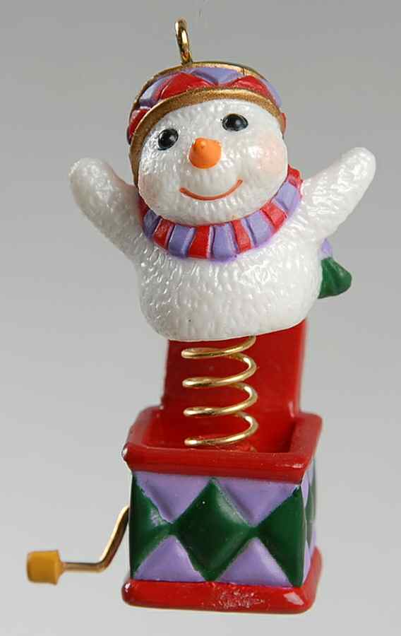 Collectors Club Ornament Snowy Surprise-Miniature - Boxed by Hallmark Gold Crown-1