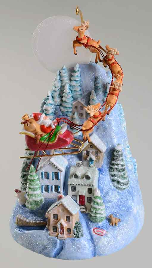 Collectors Club Ornament The Sleeping Village - Boxed by Hallmark Gold Crown-1