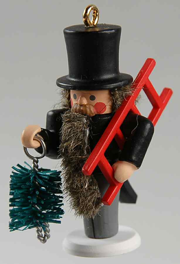 Nutcracker Guild-Miniature 1999-Chimney Sweep - Boxed by Hallmark Gold Crown-1