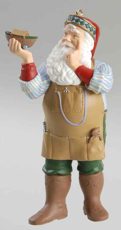 Collectors Club Ornament Toymaker's Gift  - Boxed by Hallmark Gold Crown-1