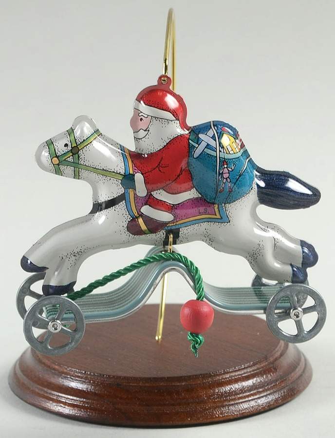 Collectors Club Ornament Galloping Into Christmas-Metal - Boxed by Hallmark Gold Crown-1