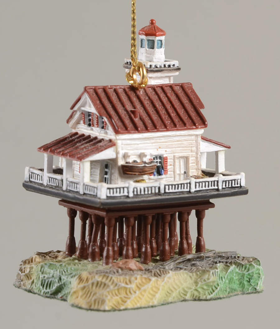 Collectors Society Lighthouse Roanoke River, Nc-Ornament - Boxed by Harbour Lights-1