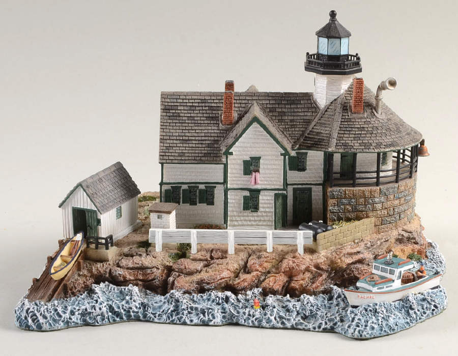 Collectors Society Lighthouse Old Cuckoids, Me - No Box by Harbour Lights-1
