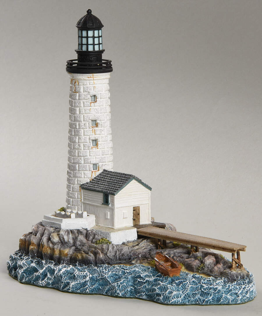 Collectors Society Lighthouse Halfway Rock, Me - Boxed by Harbour Lights-1