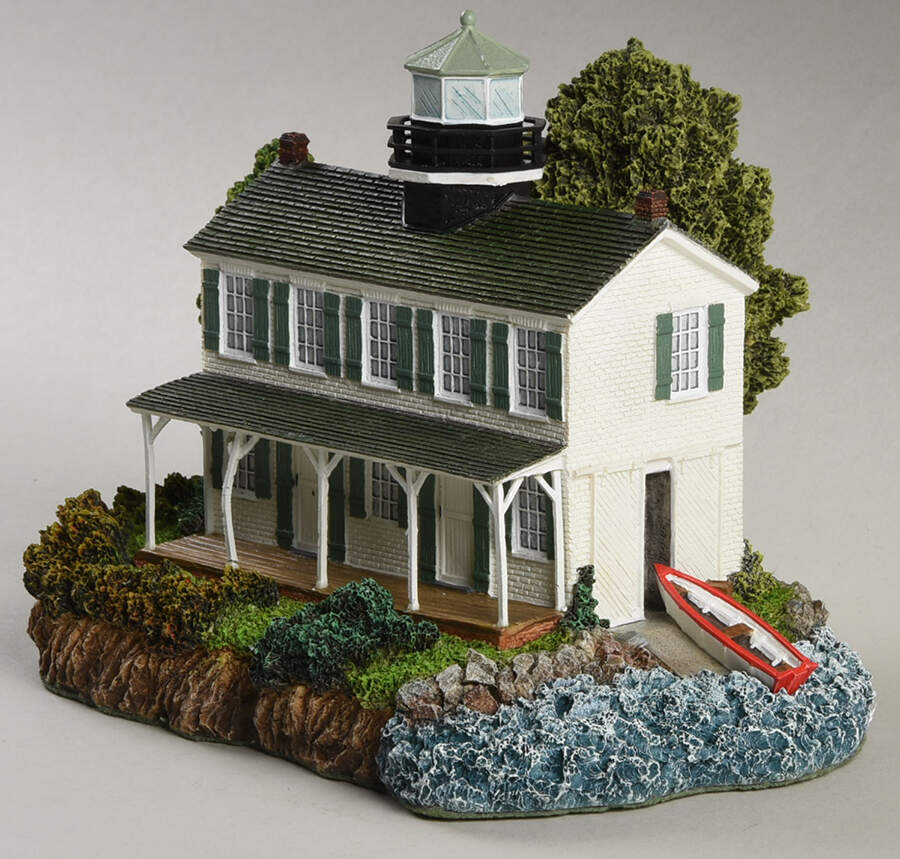 Collectors Society Lighthouse Fishing Battery, Maryland - No Box by Harbour Lights-1