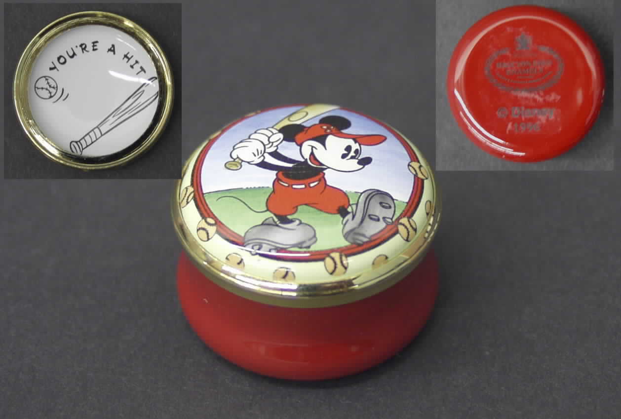 Disney Classics Box Baseball-Batting - Boxed by Halcyon Days-1