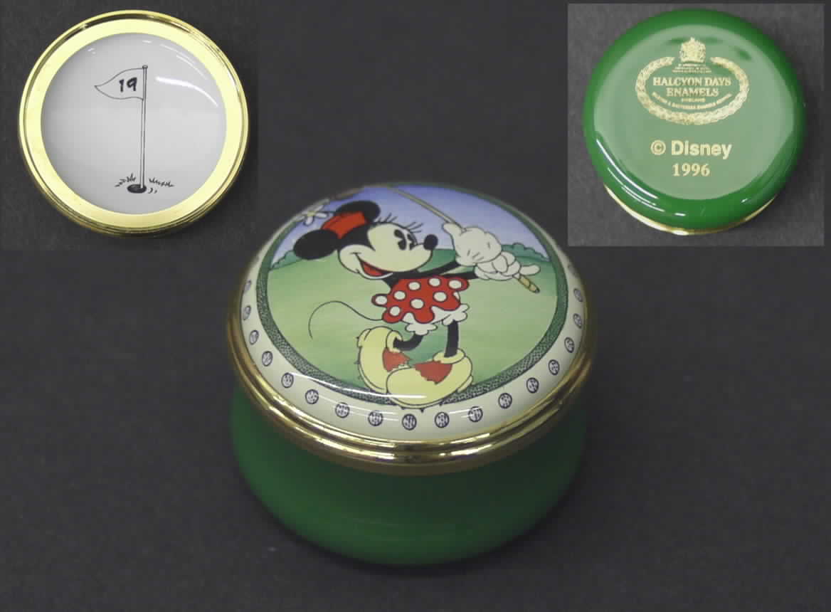 Disney Classics Box Minnie Golf - Boxed by Halcyon Days-1