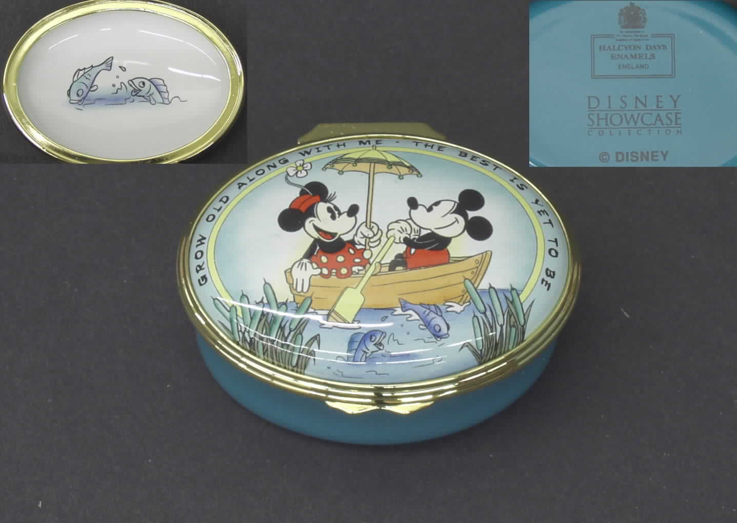 Disney Classics Box Grow Old Along With Me   -W-2" - Boxed by Halcyon Days-1