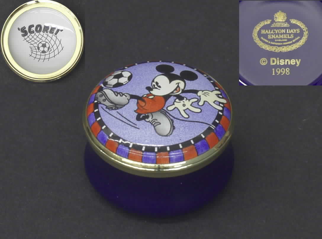Disney Classics Box Mickey Soccer - Boxed by Halcyon Days-1