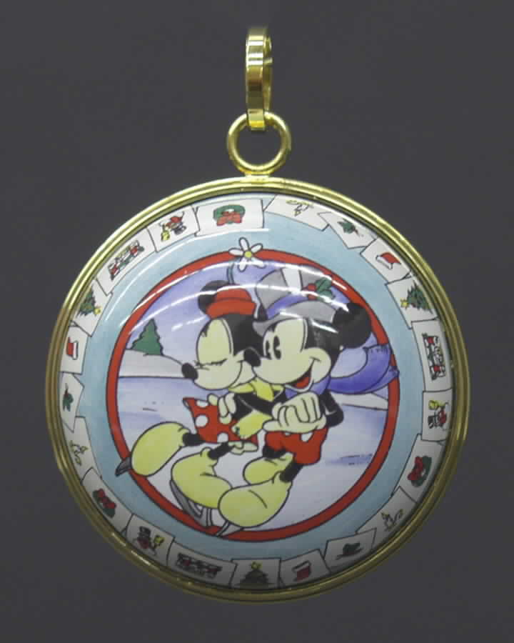 Disney Christmas Ornament Skating - Boxed by Halcyon Days-1