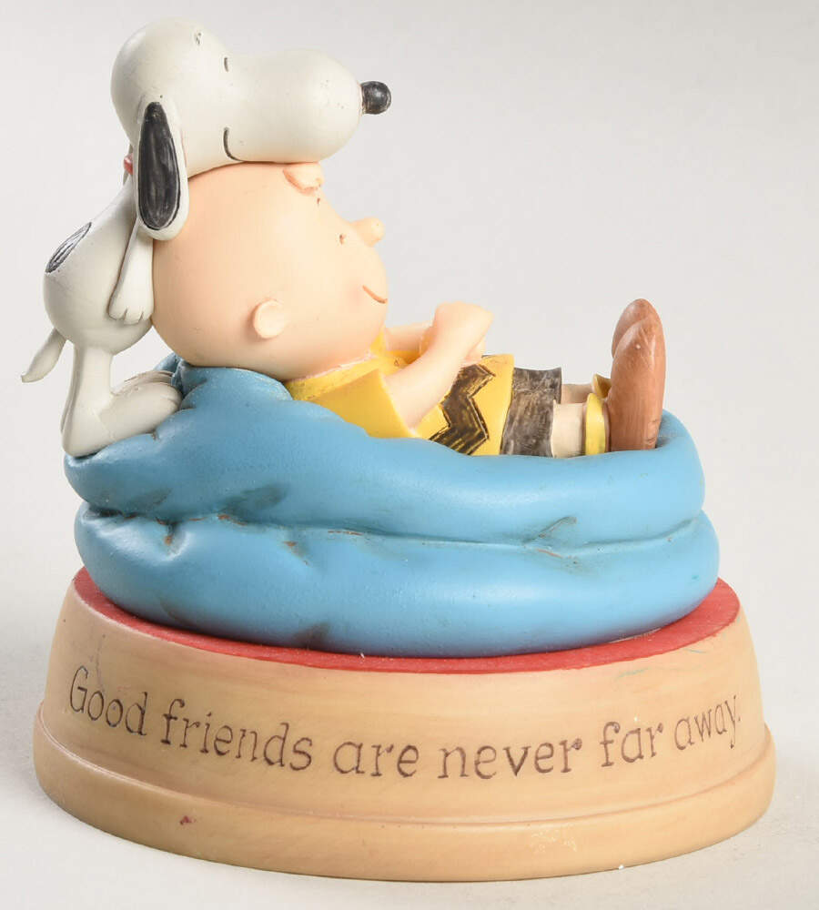 Peanuts Gallery Good Friends Are Never Far Away - Boxed by Hallmark Gold Crown-1