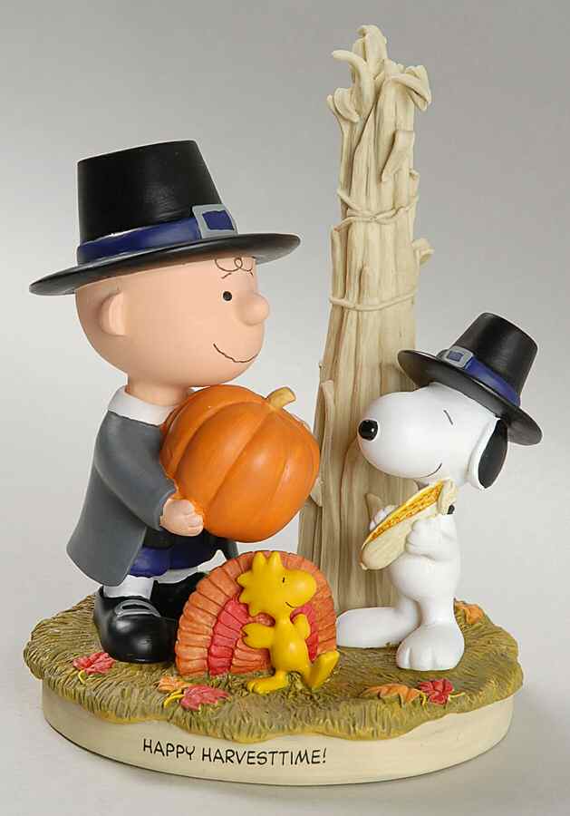 Peanuts Gallery Happy Harvest Time - No Box by Hallmark Gold Crown-1