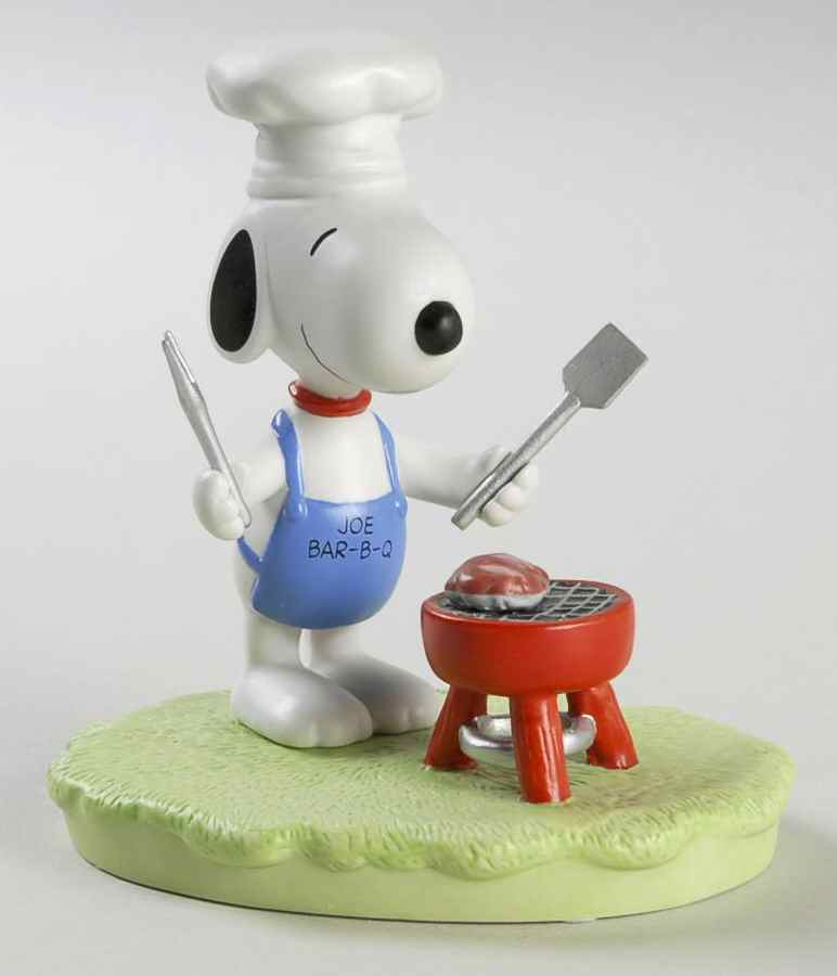 Peanuts Gallery Joe Bar-B-Q - No Box by Hallmark Gold Crown-1
