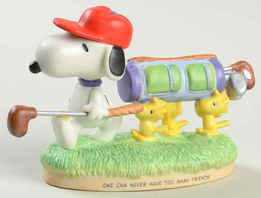 Peanuts Gallery On The Course - Boxed by Hallmark Gold Crown-1