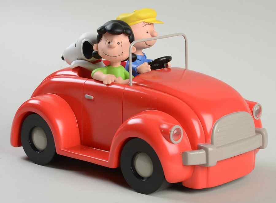 Peanuts Gallery Summer Fun - Bank - No Box by Hallmark Gold Crown-1