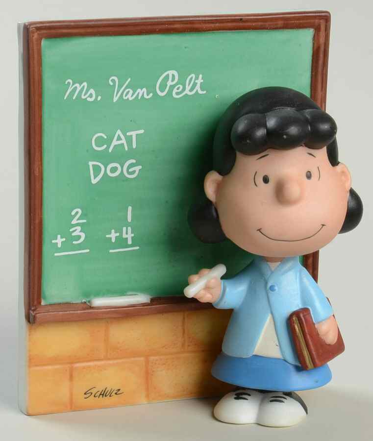 Peanuts Gallery Ms Van Pelt - Boxed by Hallmark Gold Crown-1