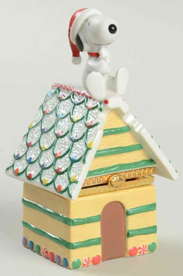 Peanuts Gallery Home Sweet Home-Porcelain Box - Boxed by Hallmark Gold Crown-1