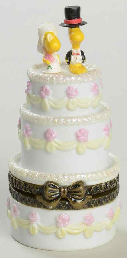 Peanuts Gallery Lovebirds - Hinged Box - With Box by Hallmark Gold Crown-1
