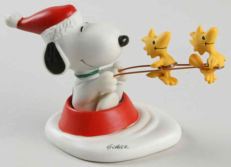 Peanuts Gallery Jolly Holidays - Boxed by Hallmark Gold Crown-1