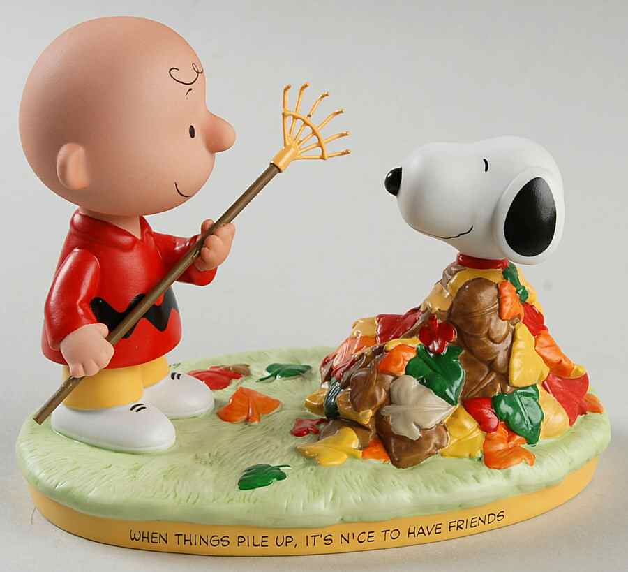 Peanuts Gallery Working Together - Boxed by Hallmark Gold Crown-1