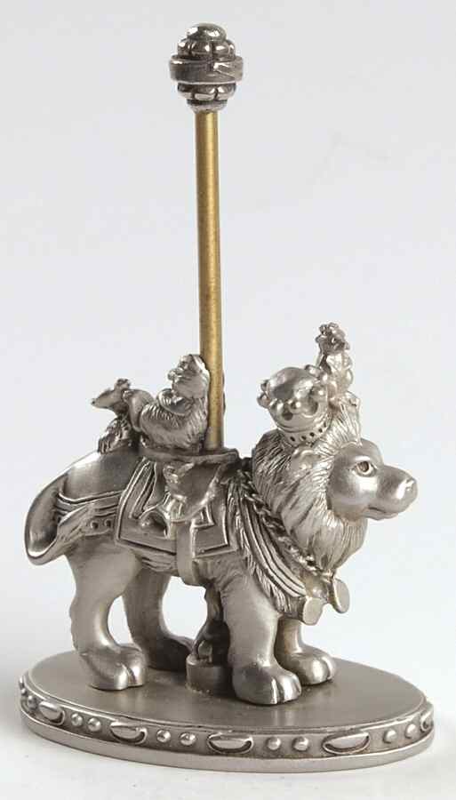 After Hours On The Carousel Lion - Boxed by Hudson Pewter-1