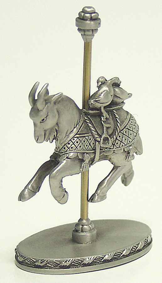 After Hours On The Carousel Goat - No Box by Hudson Pewter-1