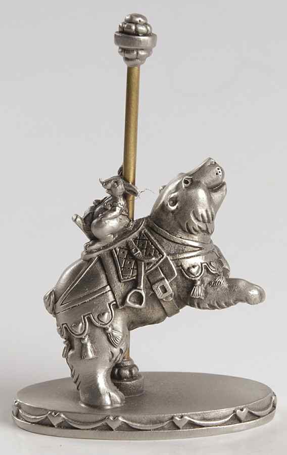 After Hours On The Carousel Bear - Boxed by Hudson Pewter-1