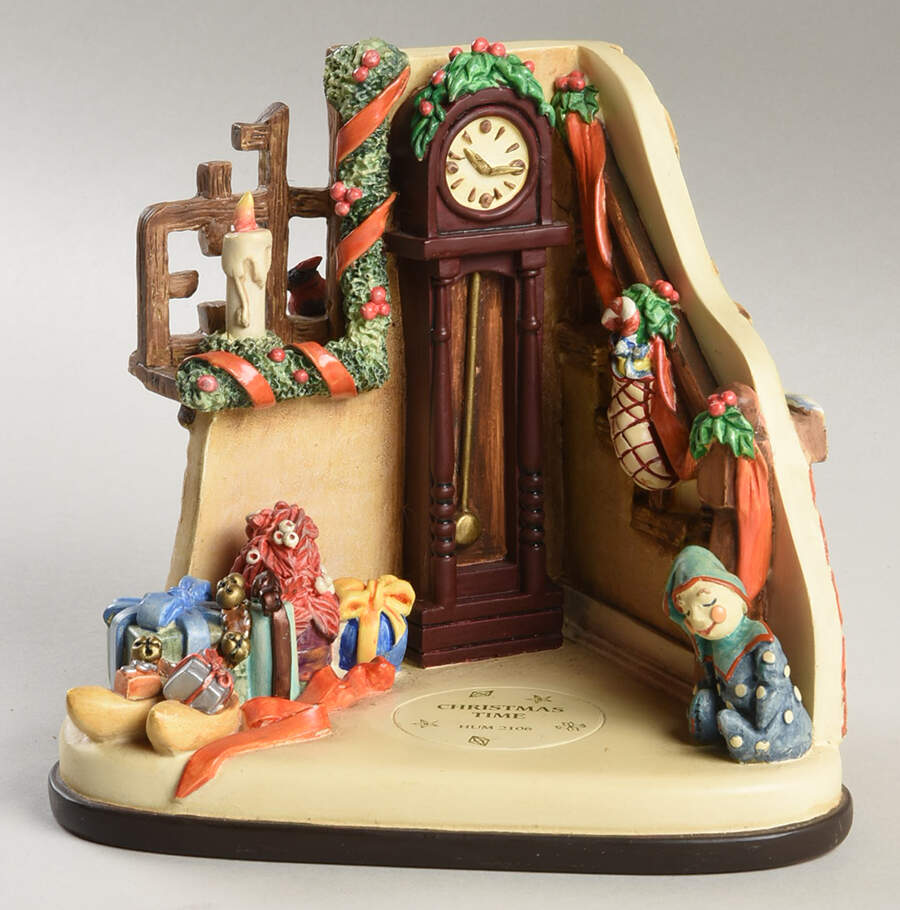 Christmas Time Hummelscape-Musical Joy To The World - Boxed by M.I. Hummel-1