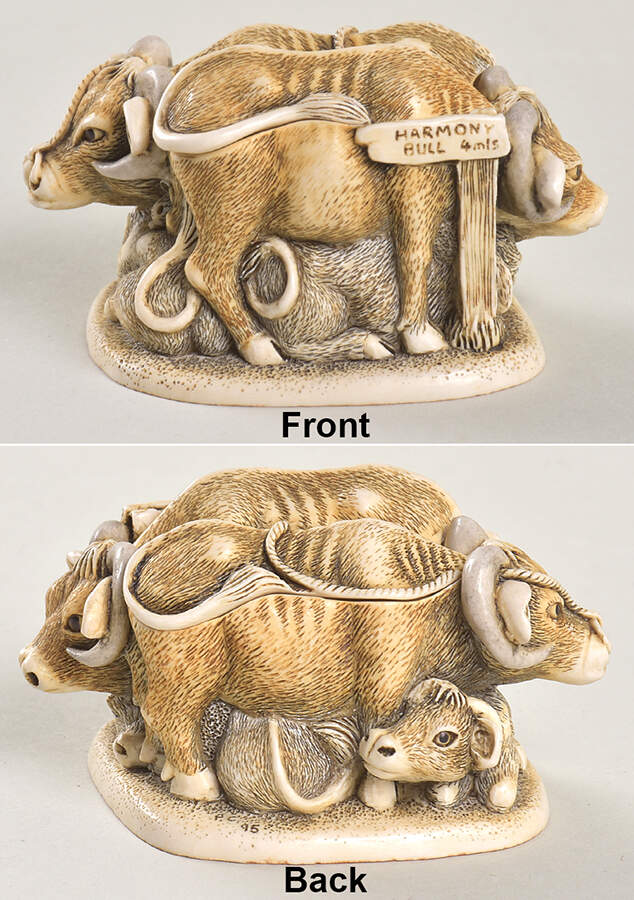 Harmony Kingdom Buying Group Exclusive Harmony Bull - No Box by Harmony Kingdom-1