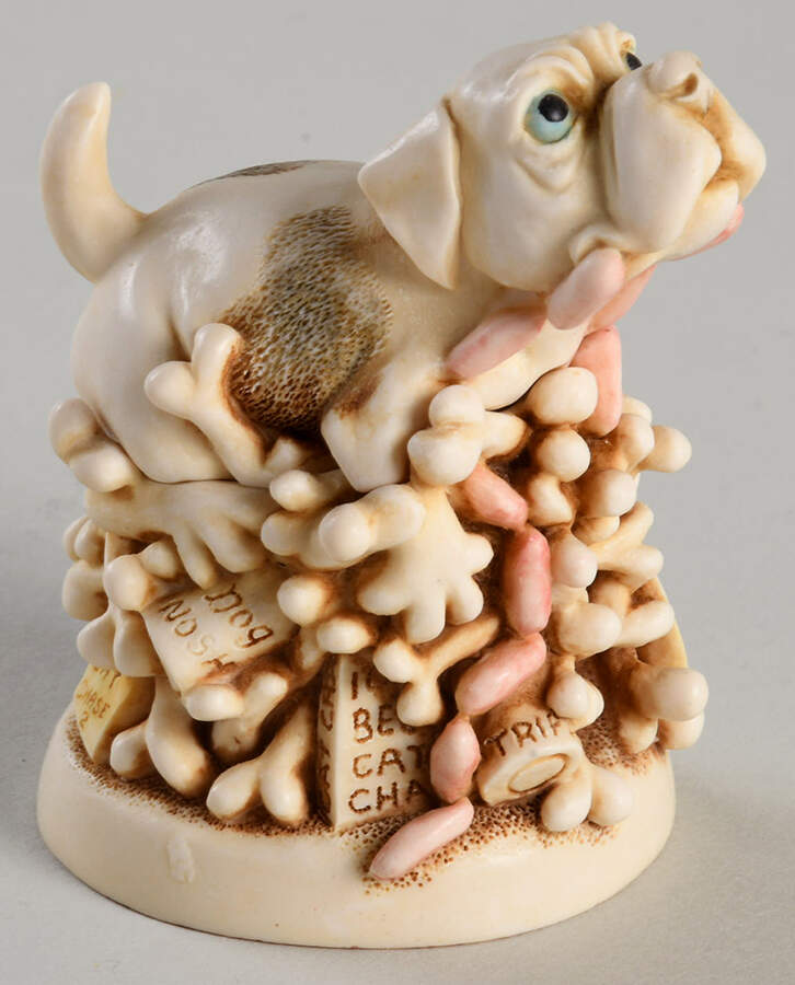 Treasure Jests Dogs Bad To The Bone - Boxed by Harmony Kingdom-1