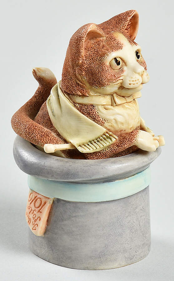 Treasure Jests Cats Cherubini - No Box by Harmony Kingdom-1