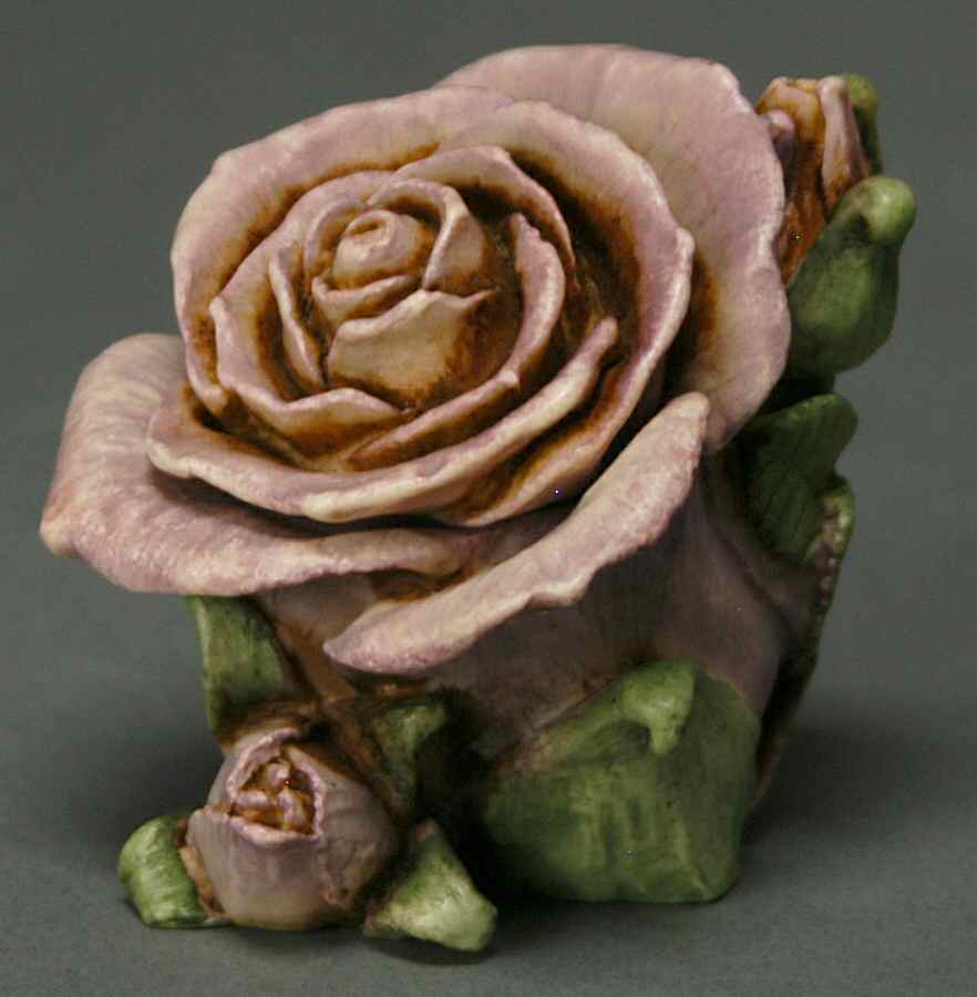 Lord Byron's Harmony Garden Single Violet Rose - Boxed by Harmony Kingdom-1