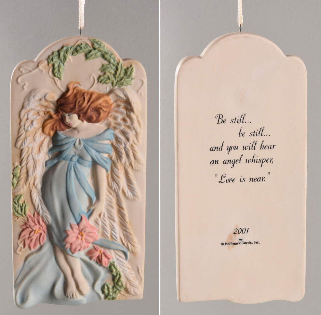 2001 Hallmark Christmas Ornaments Angel's Whisper - Boxed by Hallmark Gold Crown-1