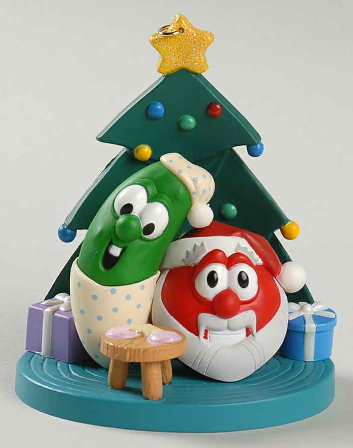 Veggie Tales Waiting For Santa - No Box by Hallmark Gold Crown-1