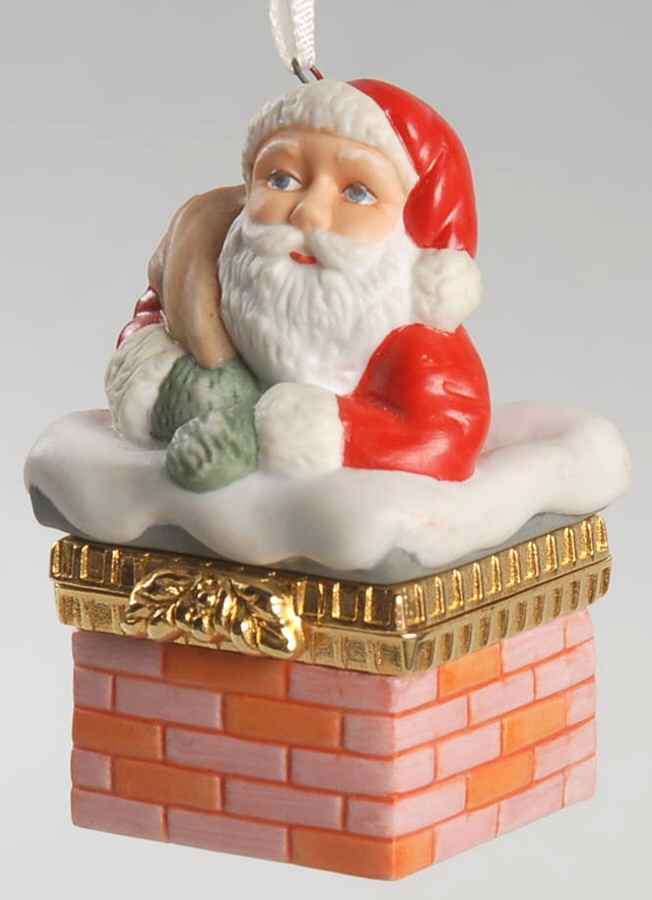 2001 Hallmark Christmas Ornaments Santa's Sweet Surprise - No Box by Hallmark Gold Crown-1