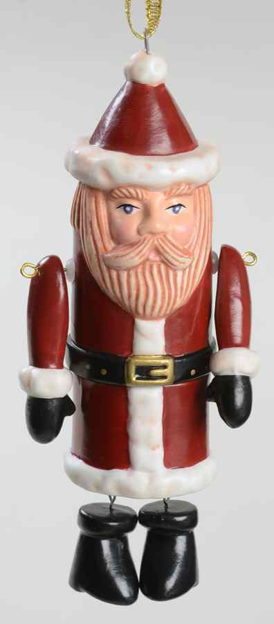 2001 Hallmark Christmas Ornaments Santa Time Capsule  - Boxed by Hallmark Gold Crown-1