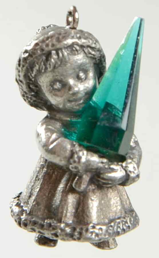 Precious Edition-Miniature 2001-Radiant Christmas - Boxed by Hallmark Gold Crown-1