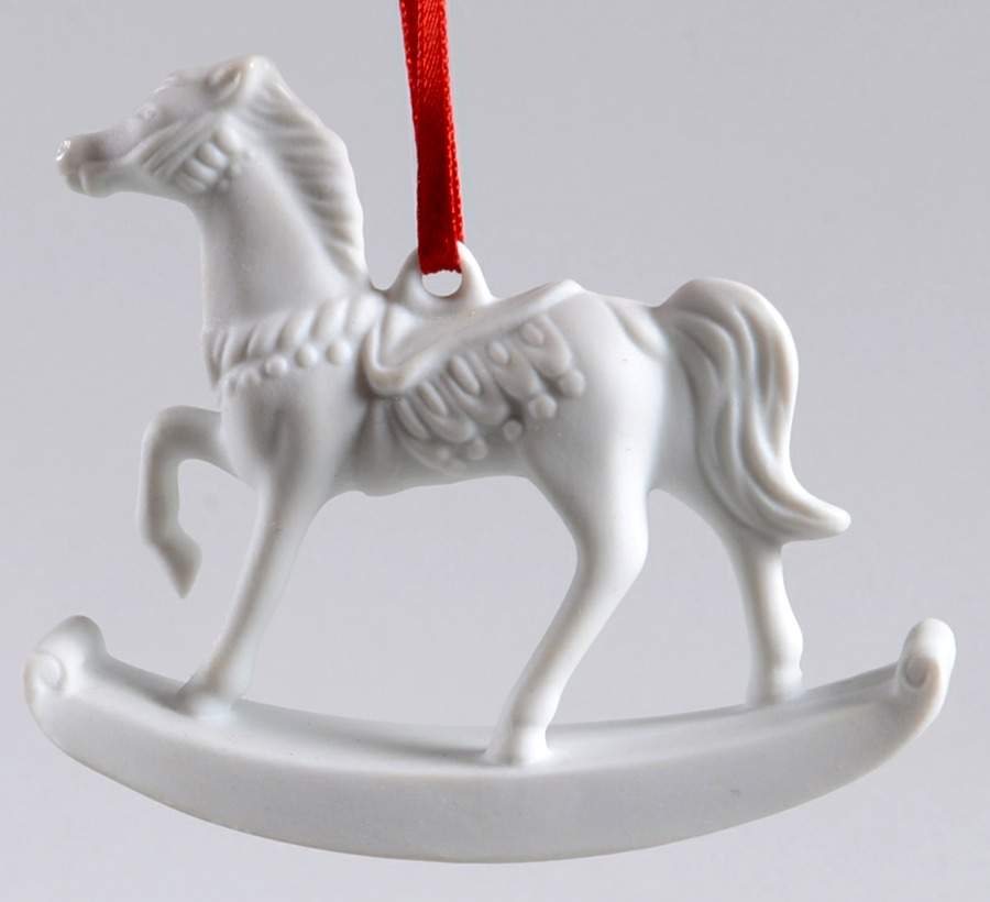 Hutschenreuther Christmas Ornament Rocking Horse - No Box by Hutschenreuther-1